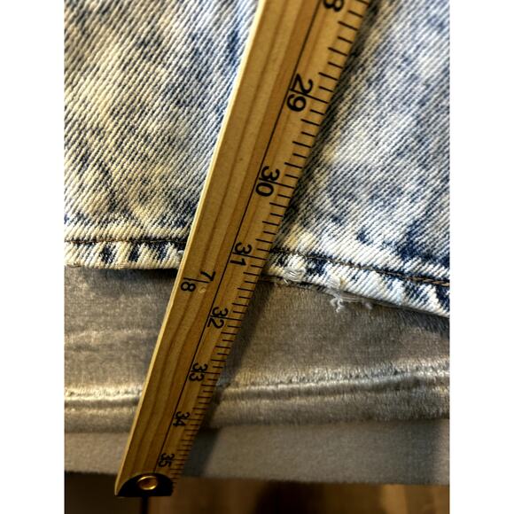 Vintage 80s Calvin Klein Acid‎ Wash Jeans Women's Size 6 Mom Tapered High Rise - Picture 8 of 9